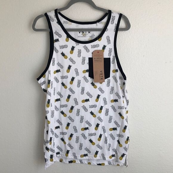 NWT VSTR Pineapple Tank Top - Picture 2 of 7